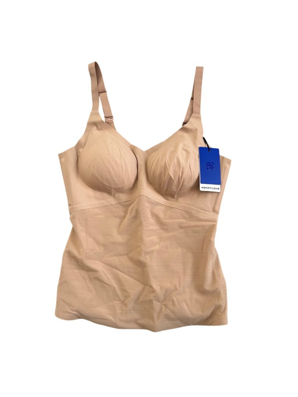 Honeylove Sculptwear Women's Sz Large Liftwear Cami Tank With Built-In Bra
